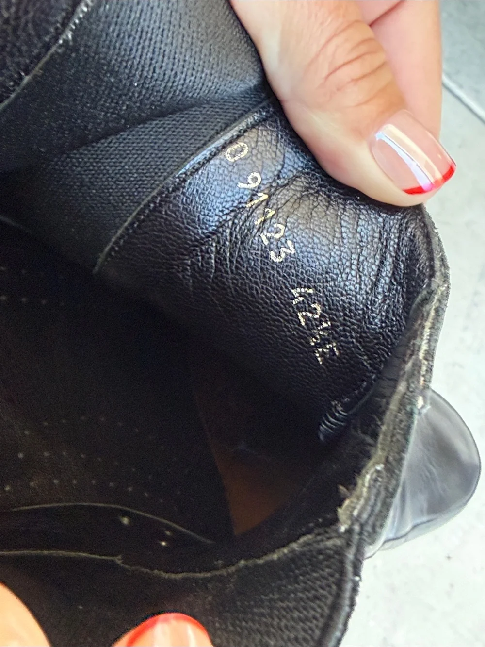 Gucci Black Leather Boots